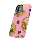 Chocolate Chip Cookies Phone Case (Apple & Android) - Pink Sweetheart