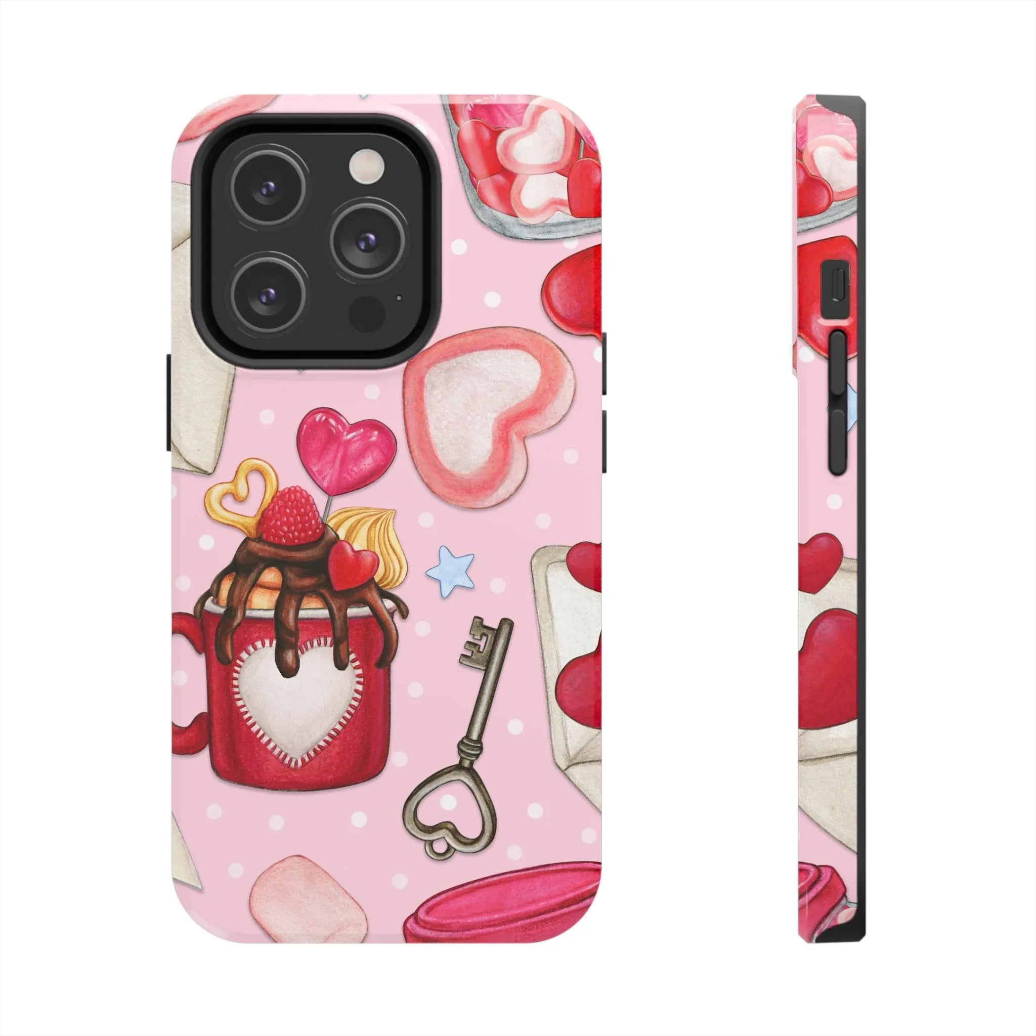 Goodies for My Sweetheart Phone Case (Apple & Android) - Pink Sweetheart