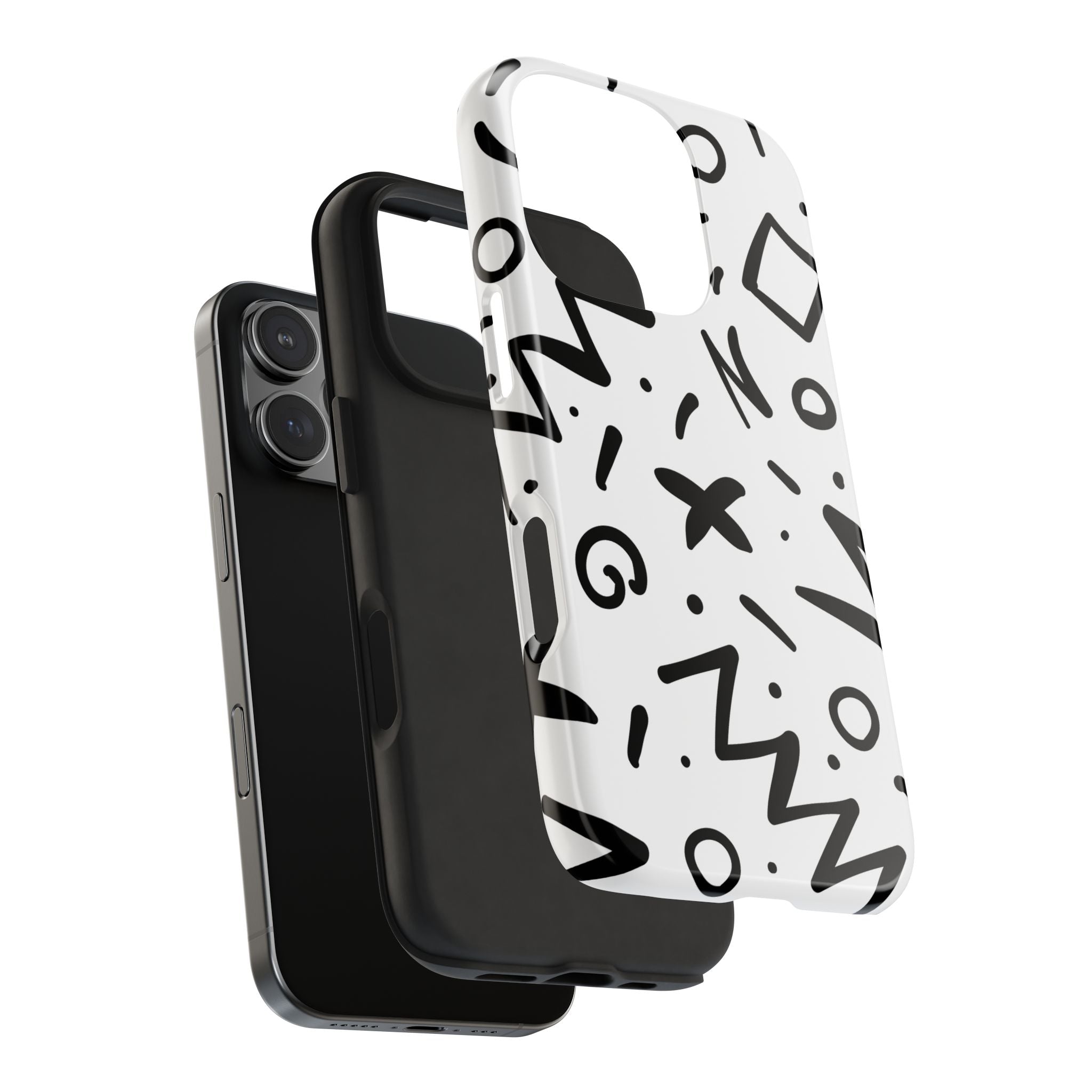 Abstract Memphis Pattern Phone Case (Apple & Android)