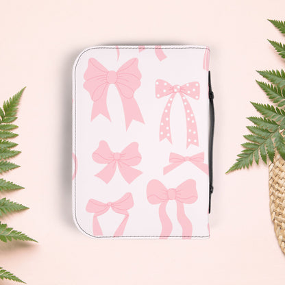 Girly Pink Ribbons Book Cover