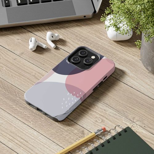 Abstract Layers Phone Case (Apple & Android) - Pink Sweetheart