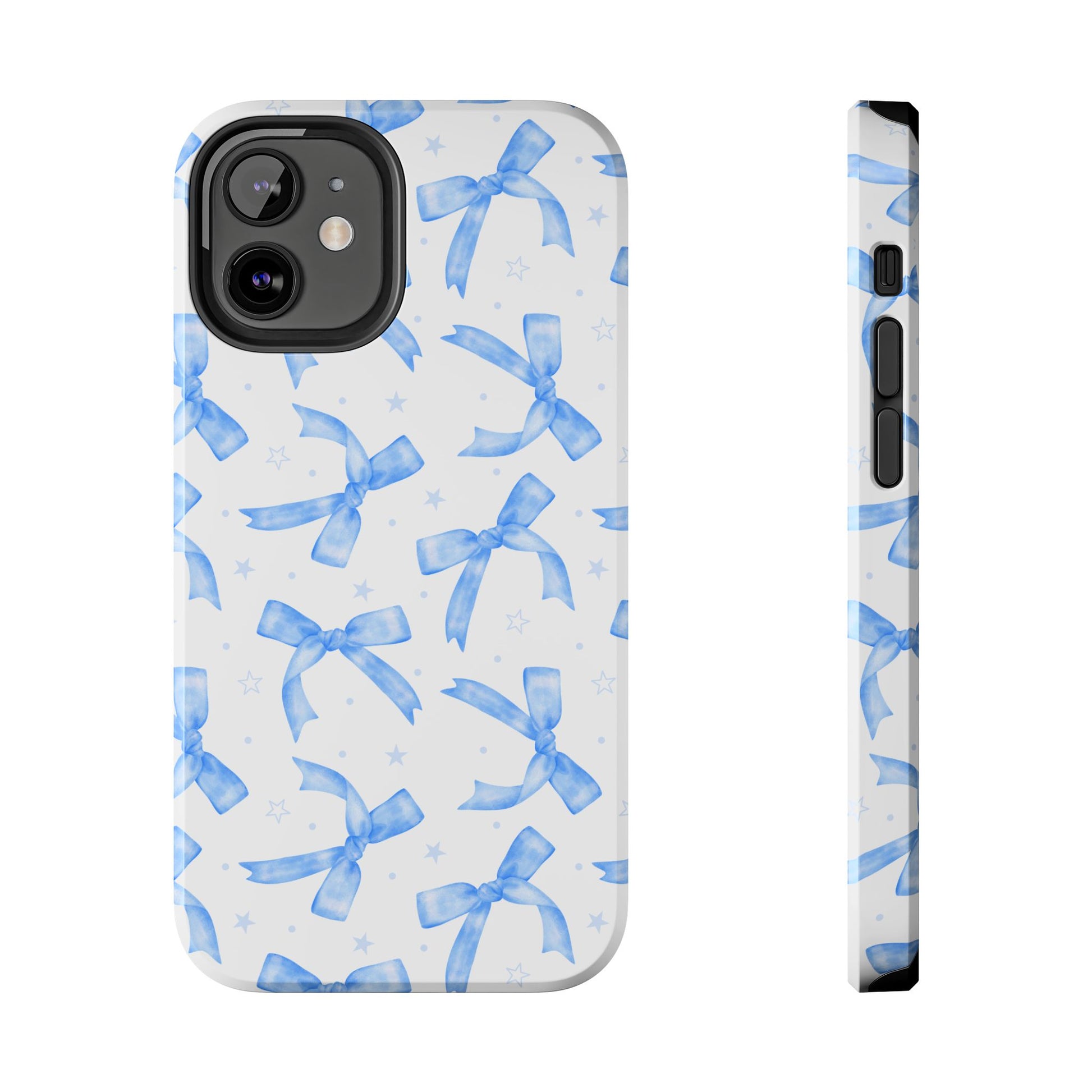 Lacey Baby Blue Ribbons Phone Case (Apple & Android)