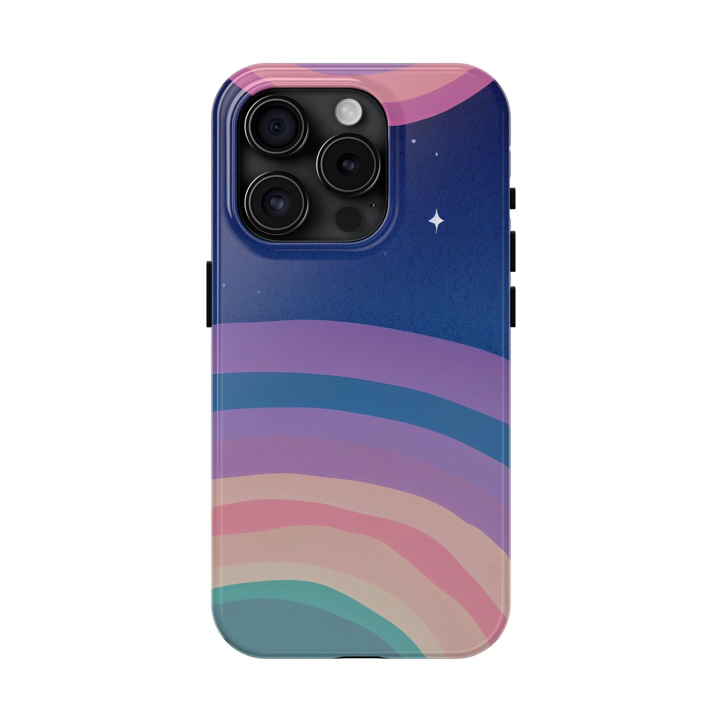 Midnight Rainbows Phone Case