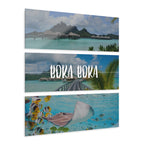 Bora Bora Skyline Acrylic Prints (Triptych)