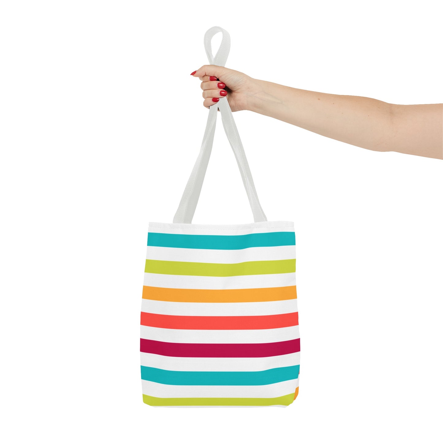 Colorful Candy Lines Tote Bag