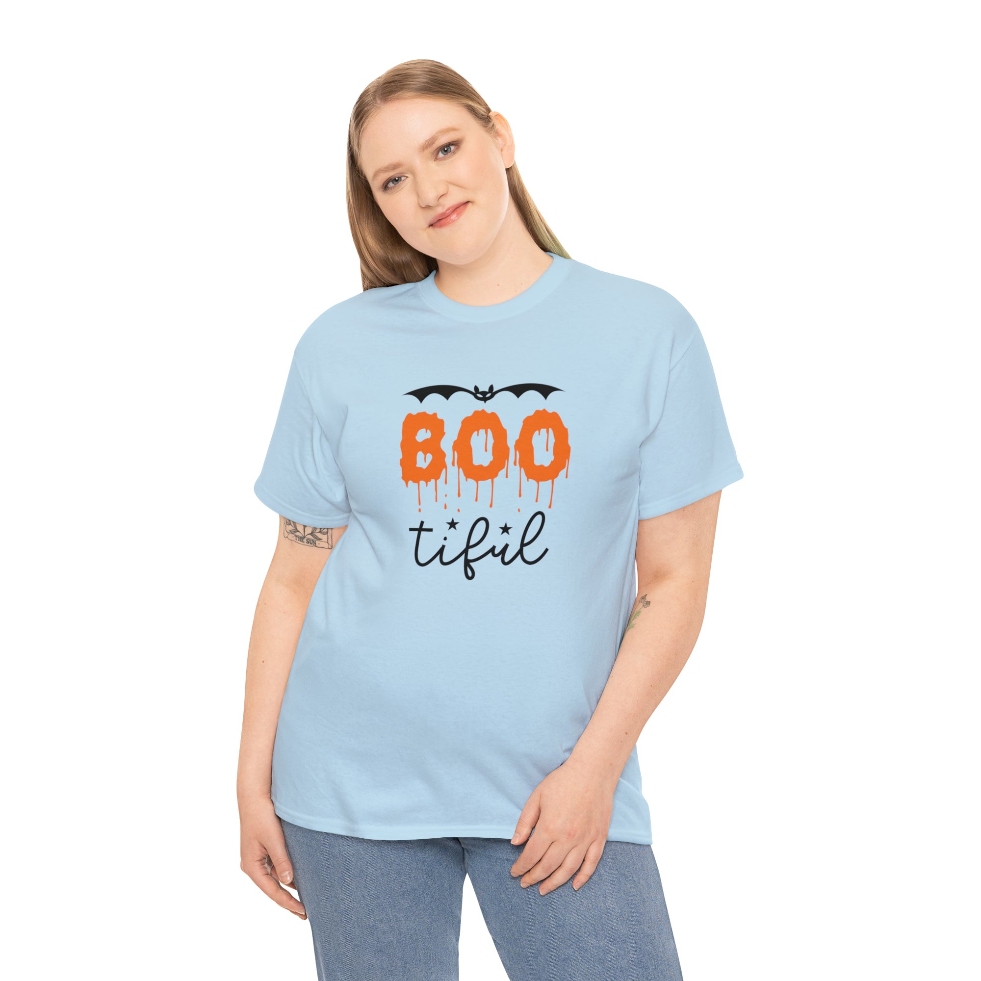 Boo-tiful Halloween Unisex Heavy Cotton Tee