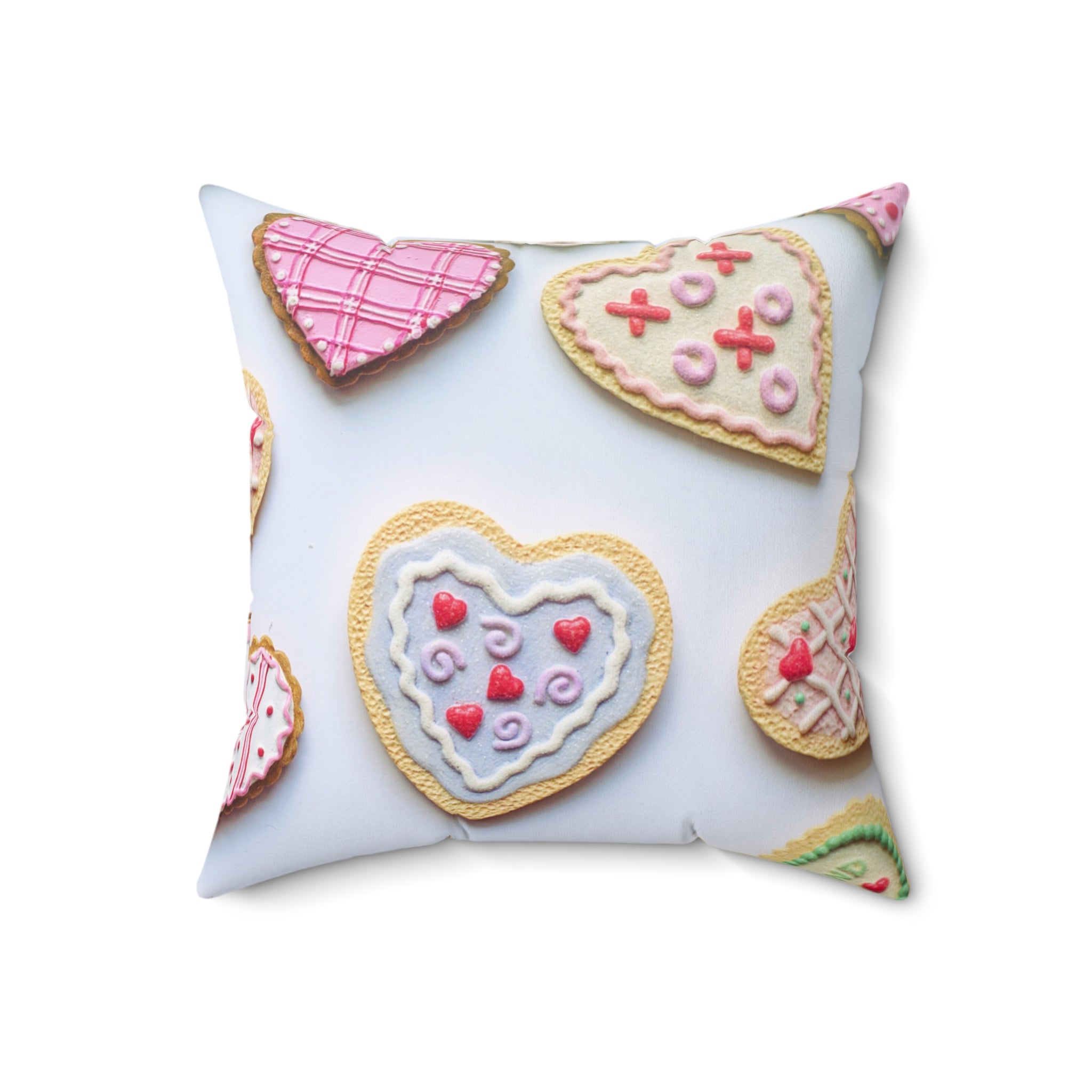 Frosted Sugar Cookies Square Pillow