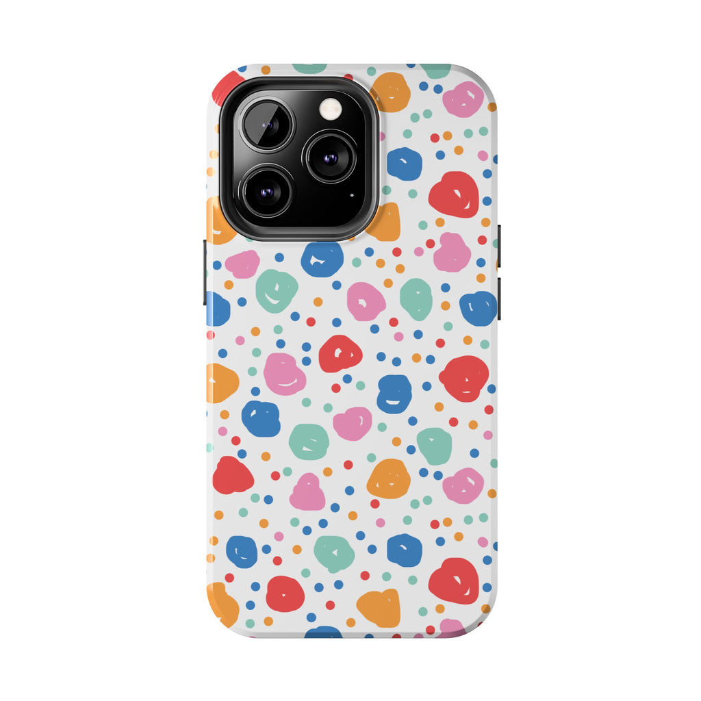Seamless Hand Drawn Polka Phone Case (Apple & Android)