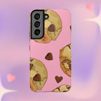 Chocolate Chip Cookies Phone Case (Apple & Android) - Pink Sweetheart