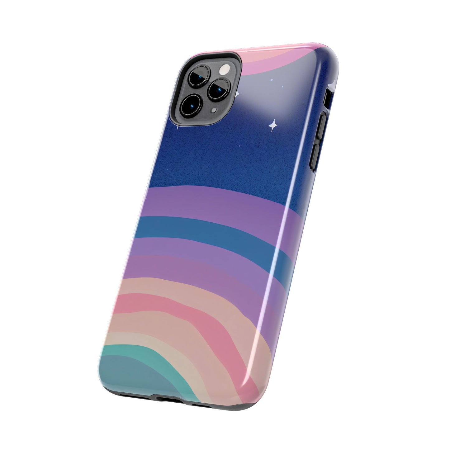 Midnight Rainbows Phone Case