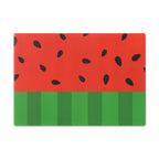 Watermelon Slice Glass Cutting Board