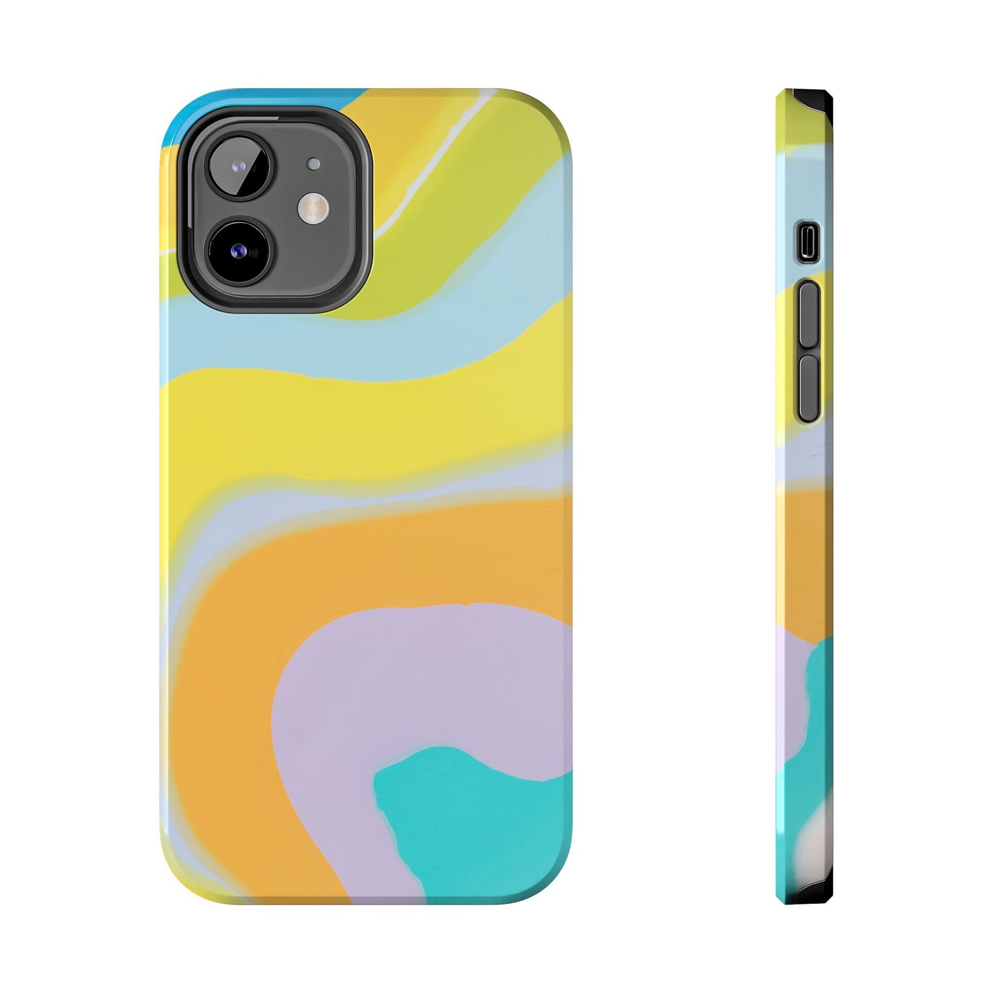 Colorful Pastel Marble Pattern Phone Case