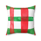 Wrapped Xmas Present Square Pillow