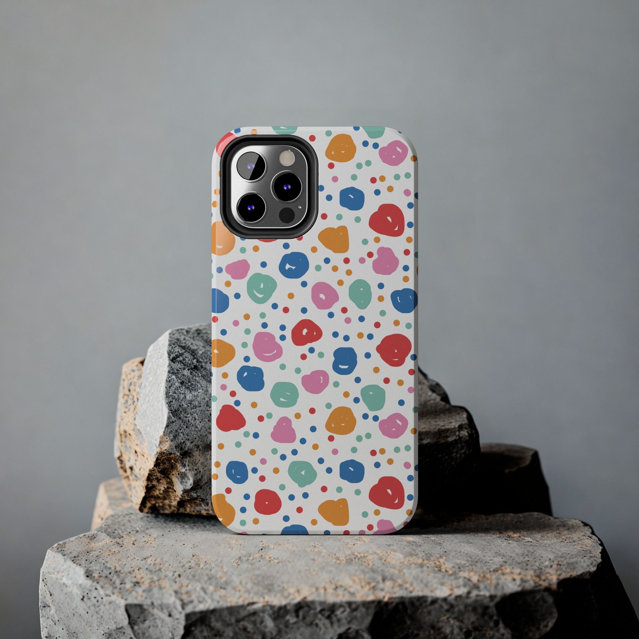 Seamless Hand Drawn Polka Phone Case (Apple & Android)