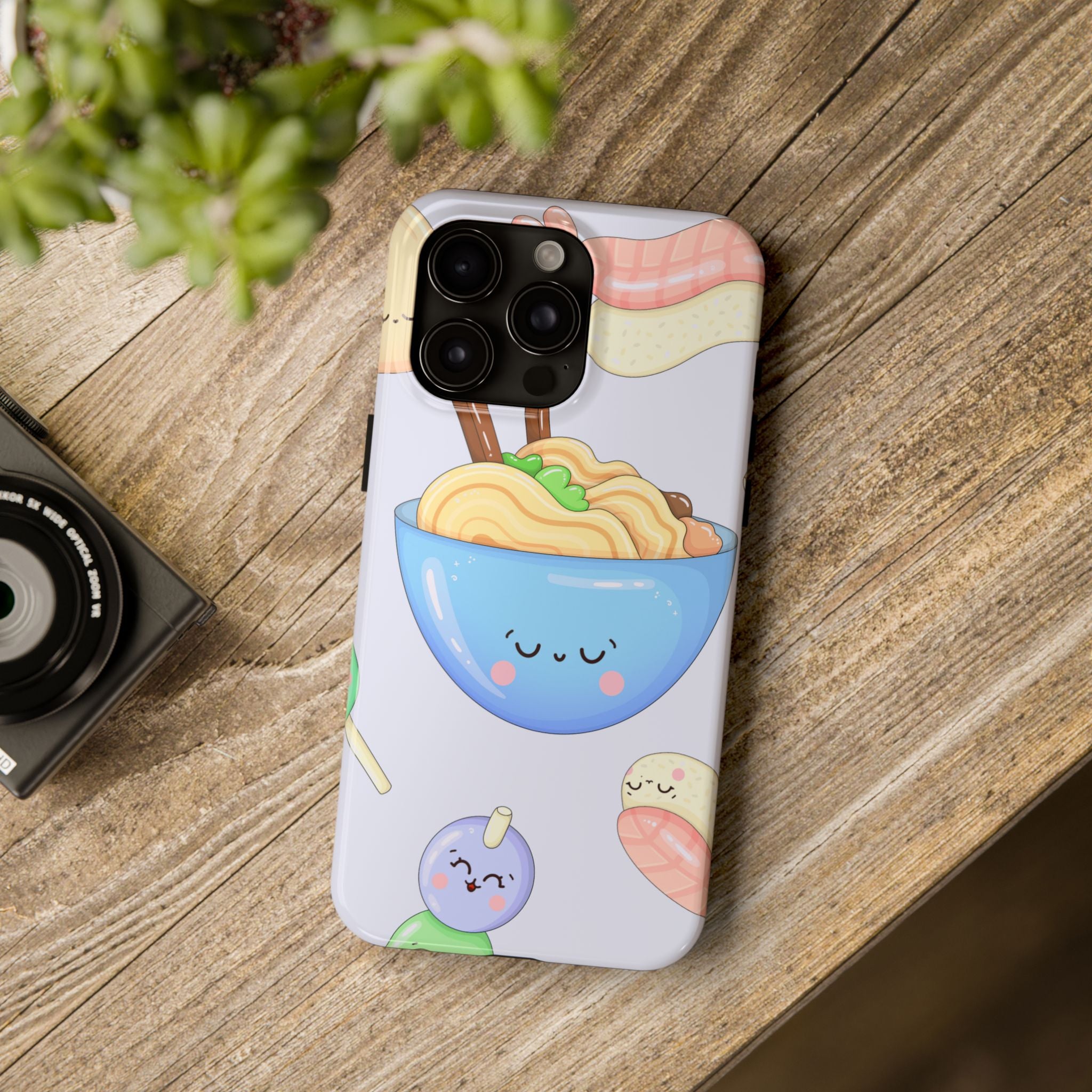 Kawaii Anime Snacks Phone Case (Apple & Android)