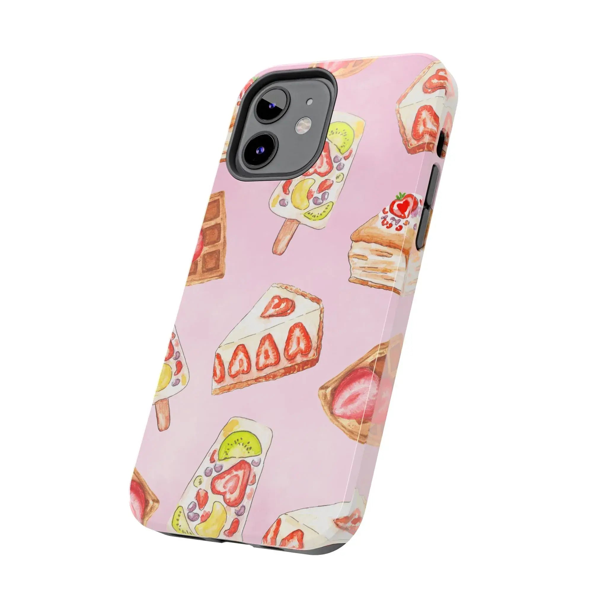Tasty Pastry Treats Phone Case (Apple & Android) - Pink Sweetheart