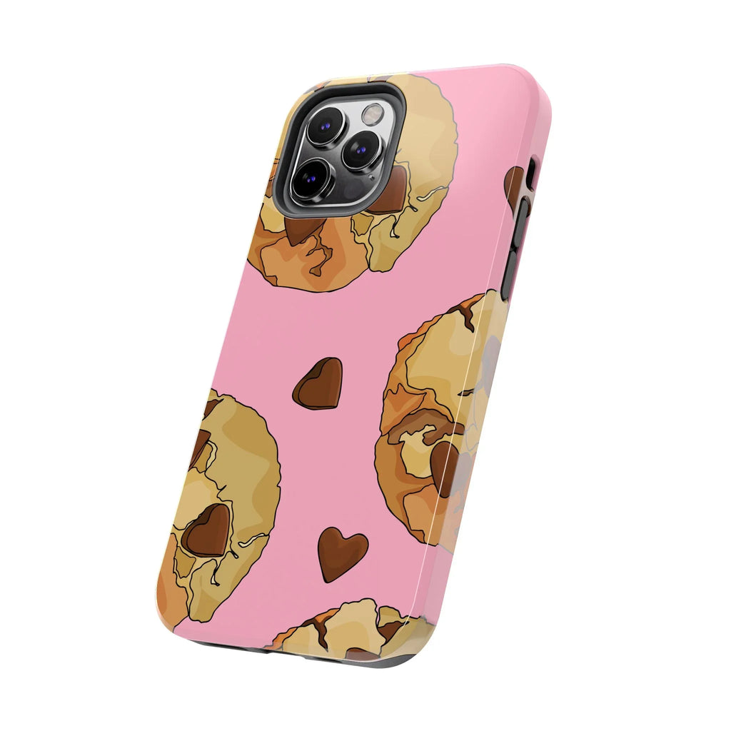 Chocolate Chip Cookies Phone Case (Apple & Android) - Pink Sweetheart