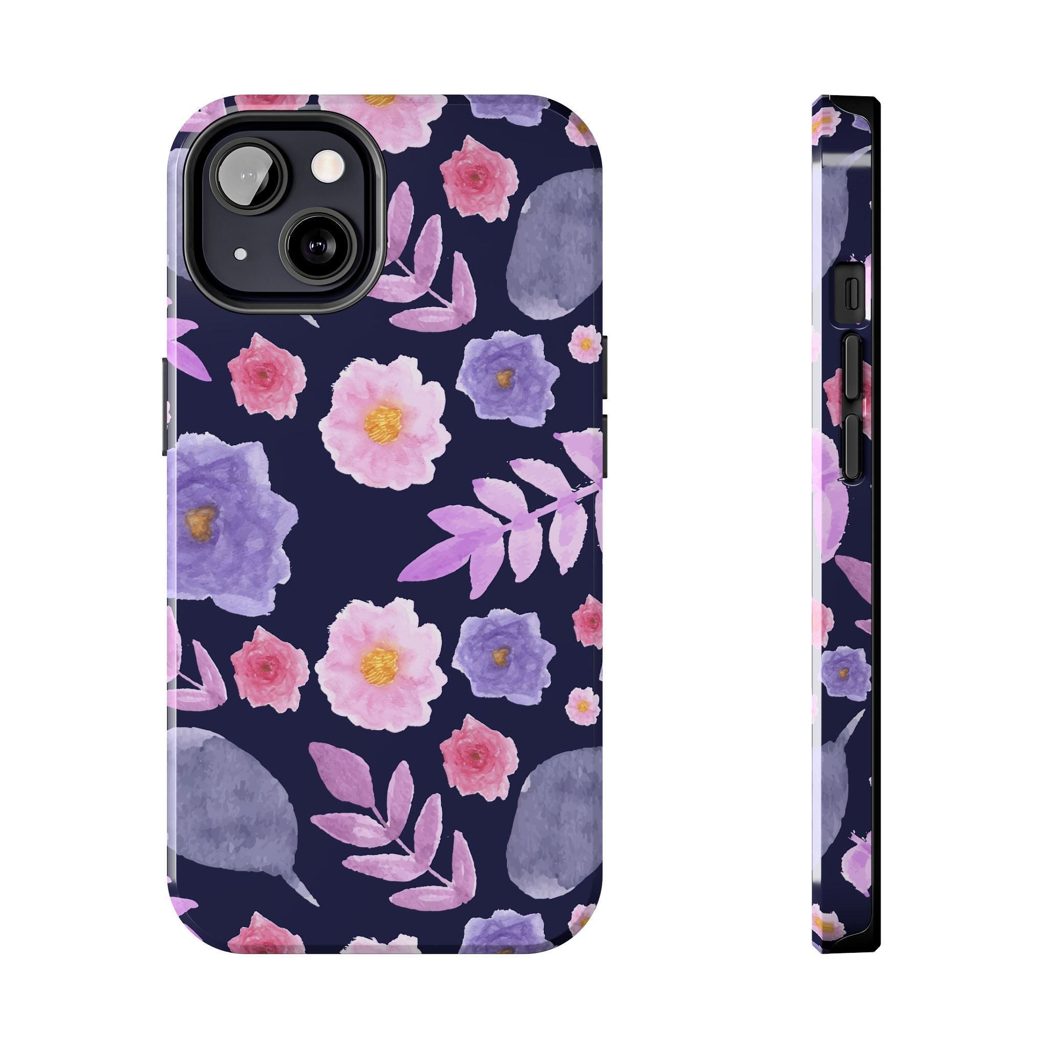 Purple Florals Phone Case (Apple & Android)