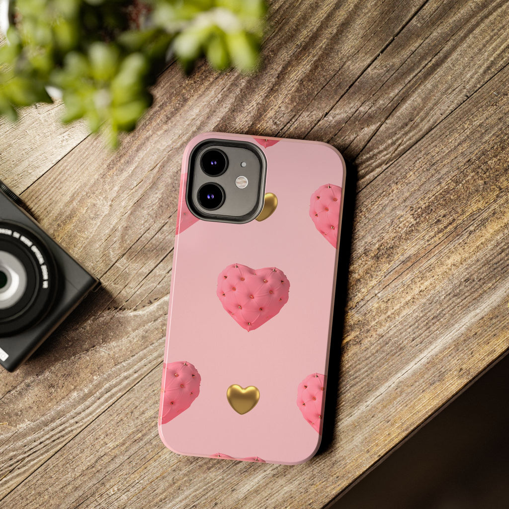 Heart of Gold Pink Phone Case (Apple & Android)