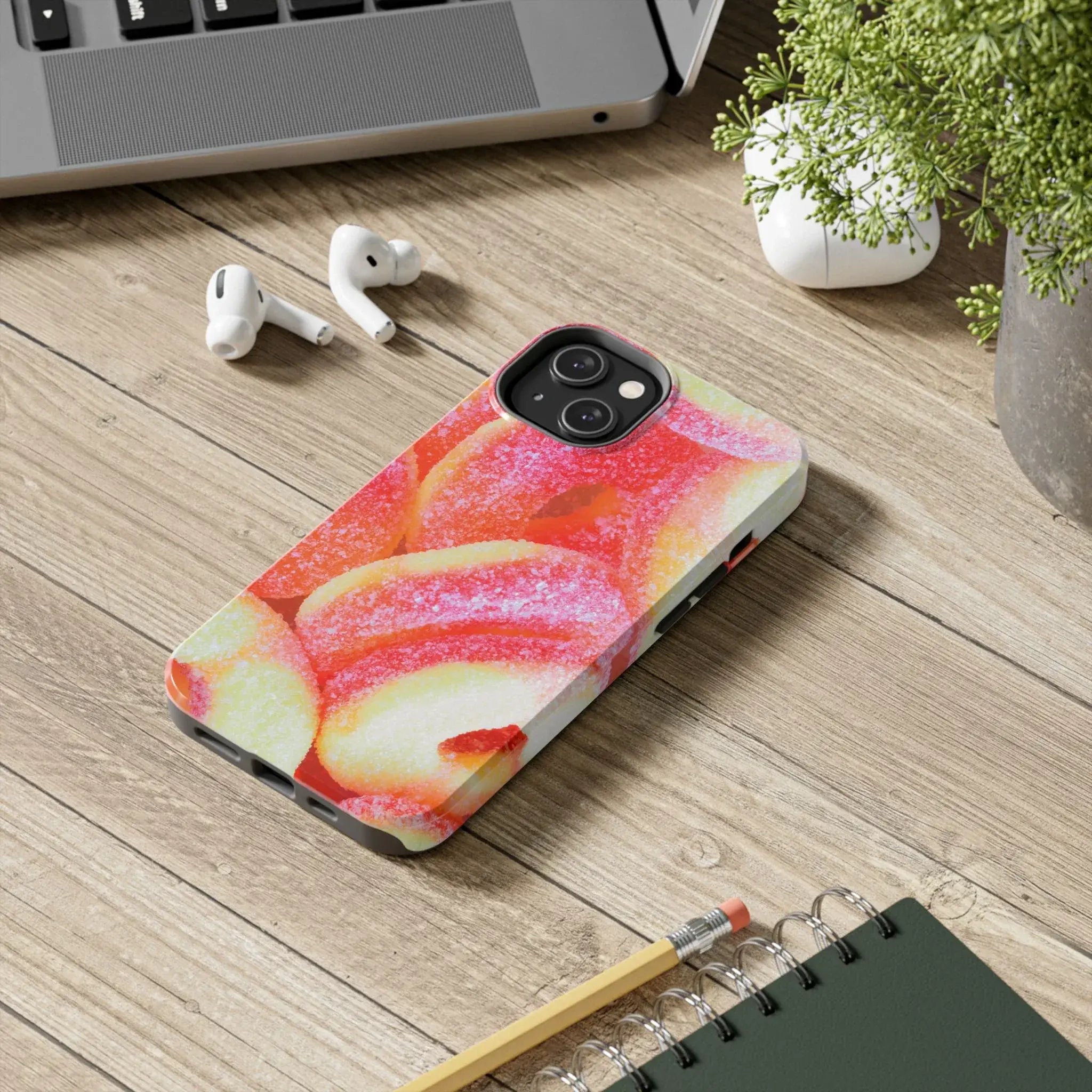 Sour Peach Ringz Phone Case (Apple & Android) - Pink Sweetheart