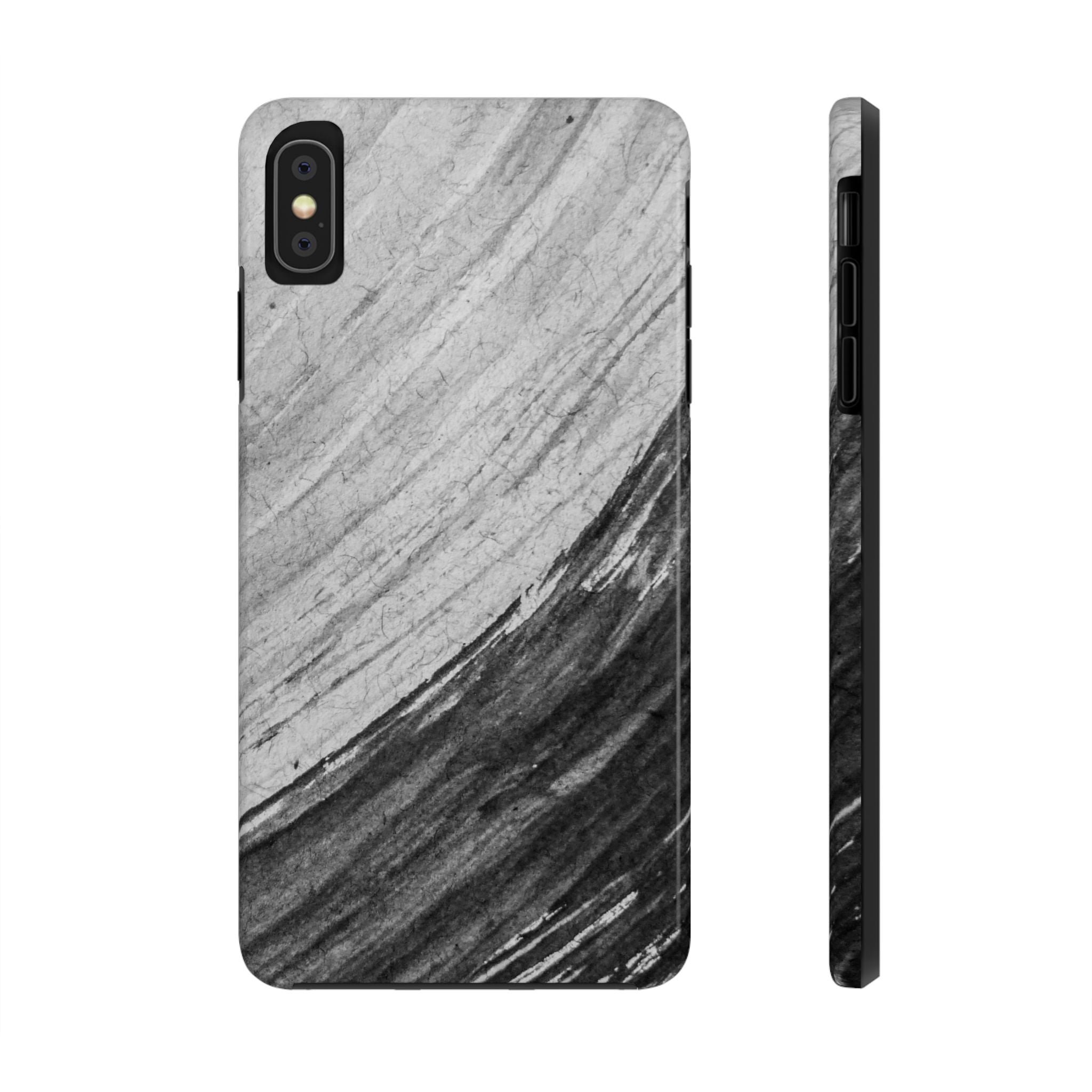 Black & Gray Phone Case (Apple & Android)