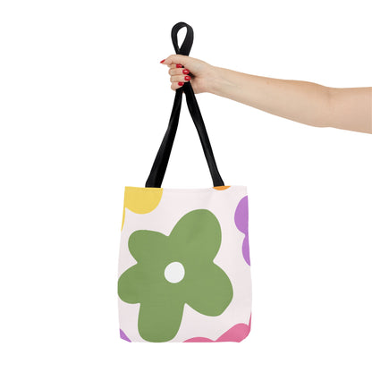 Retro Floral Tote Bag