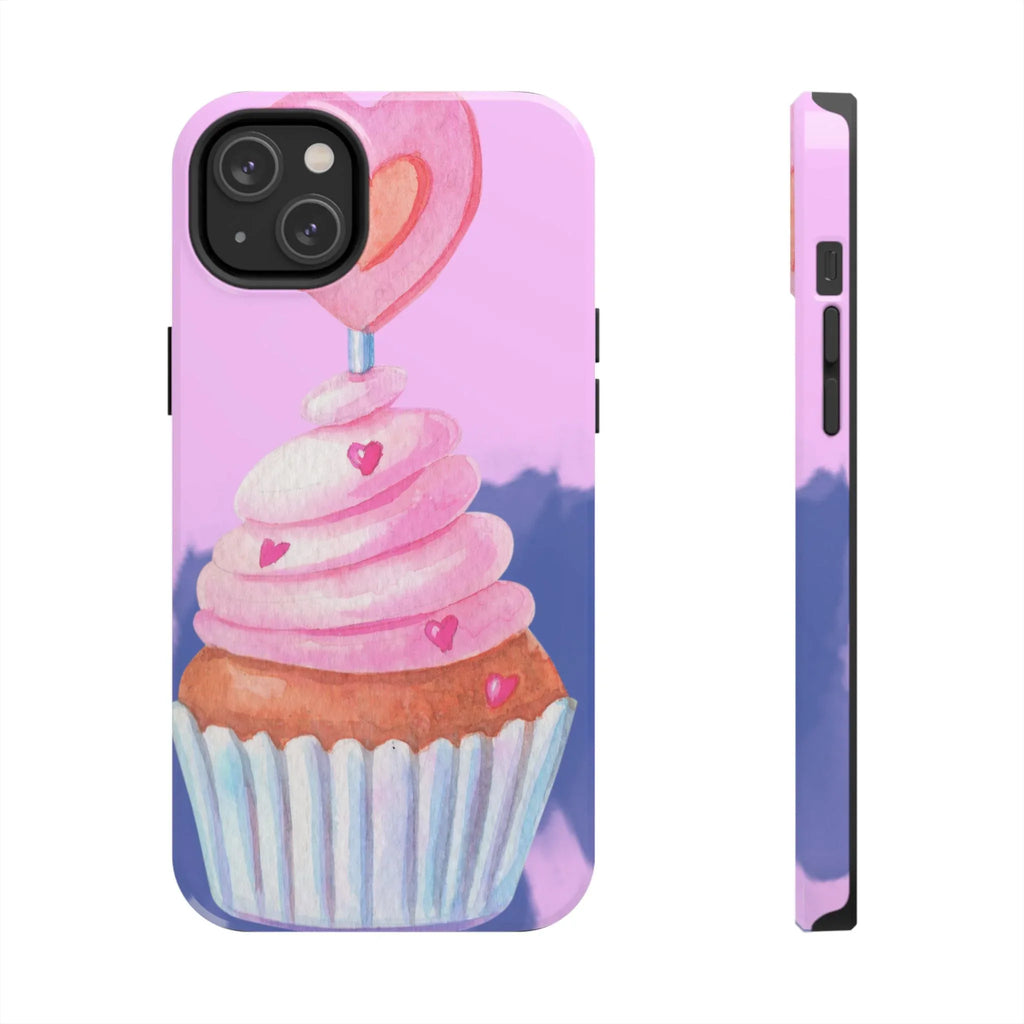 Cutie Cupcake Phone Case (Apple & Android) - Pink Sweetheart