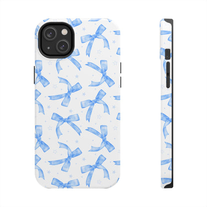 Lacey Baby Blue Ribbons Phone Case