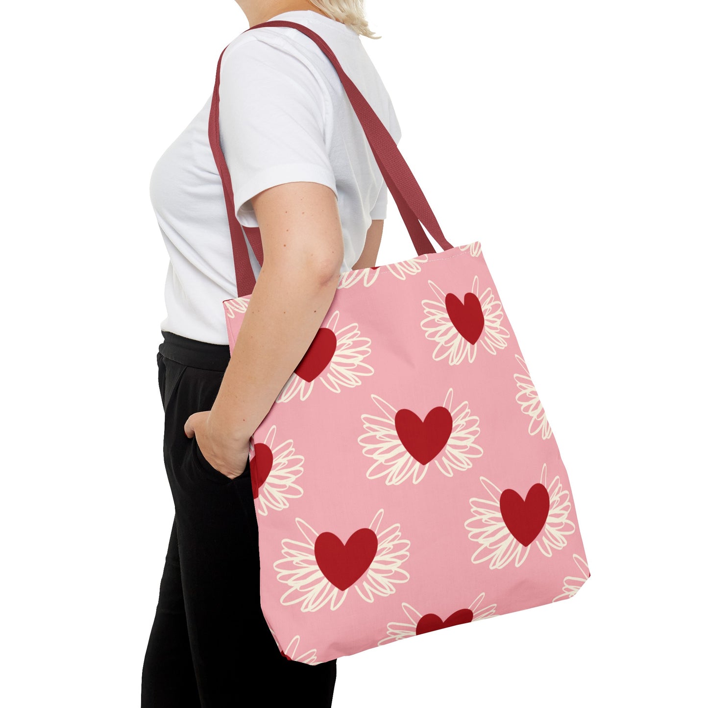 Valentine Hearts Tote Bag