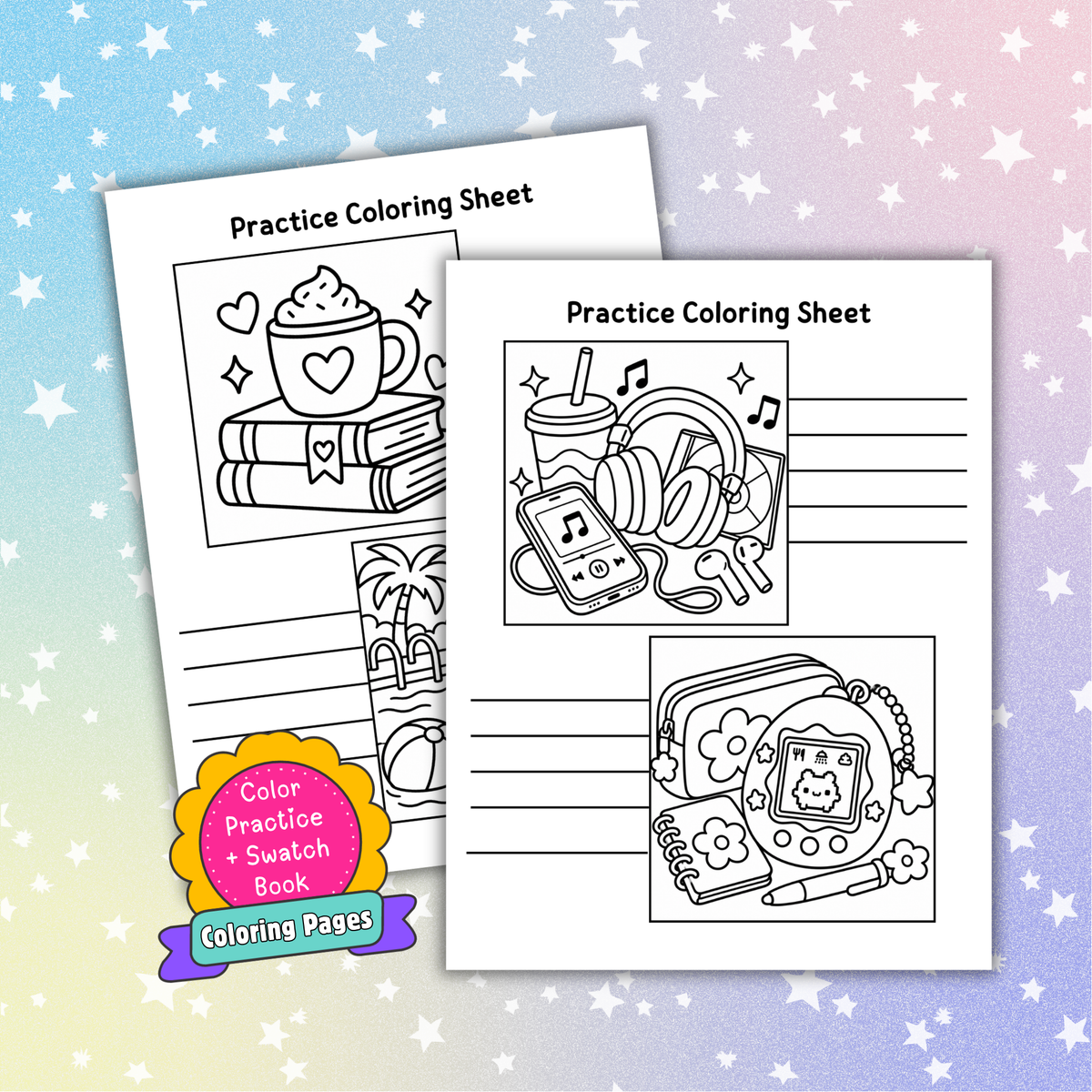 Color Practice & Swatch Book