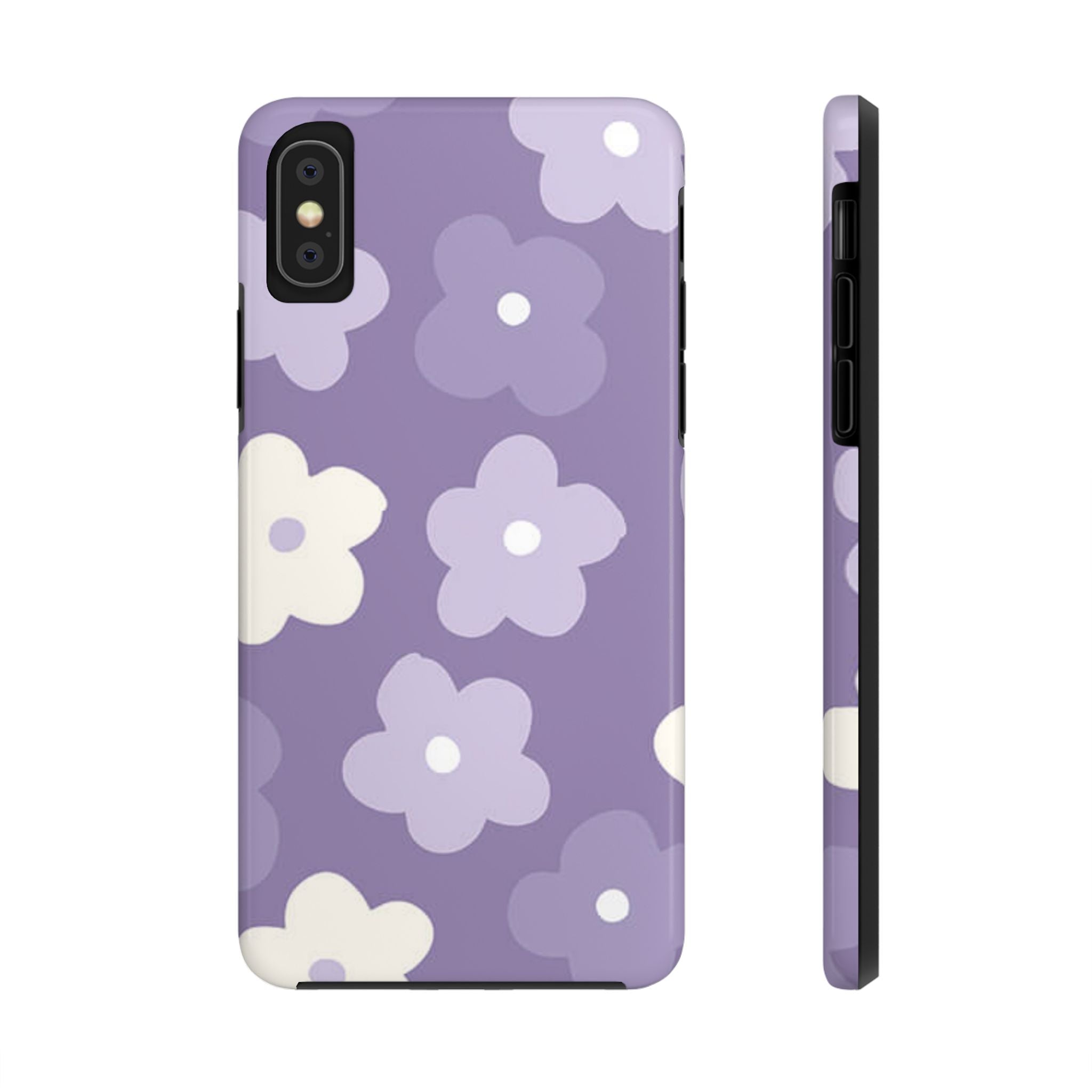 Pastel Purple Flowers Phone Case (Apple & Android)