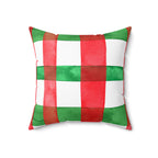 Wrapped Xmas Present Square Pillow