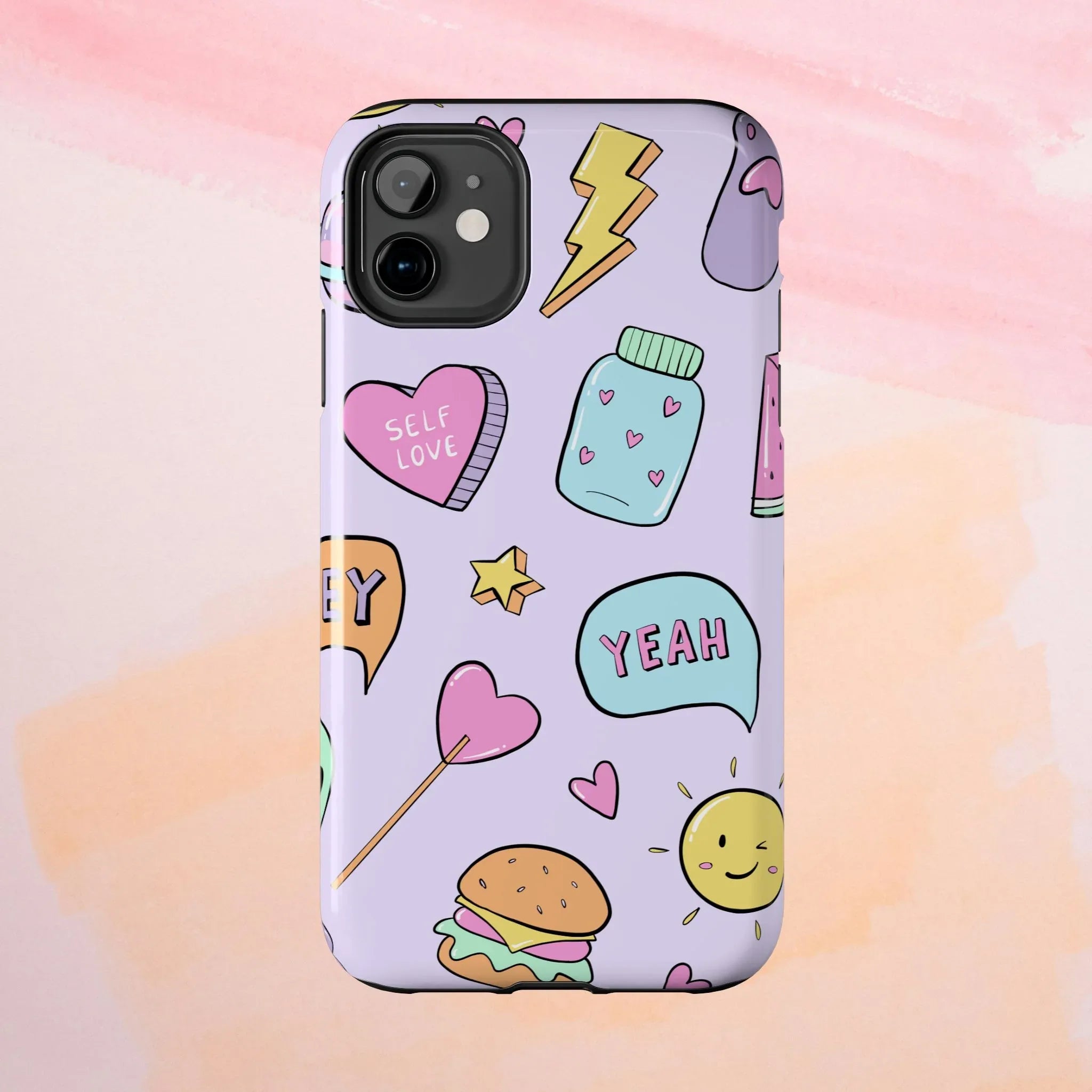 Kawaii Cute Collection Phone Case (Apple & Android) - Pink Sweetheart