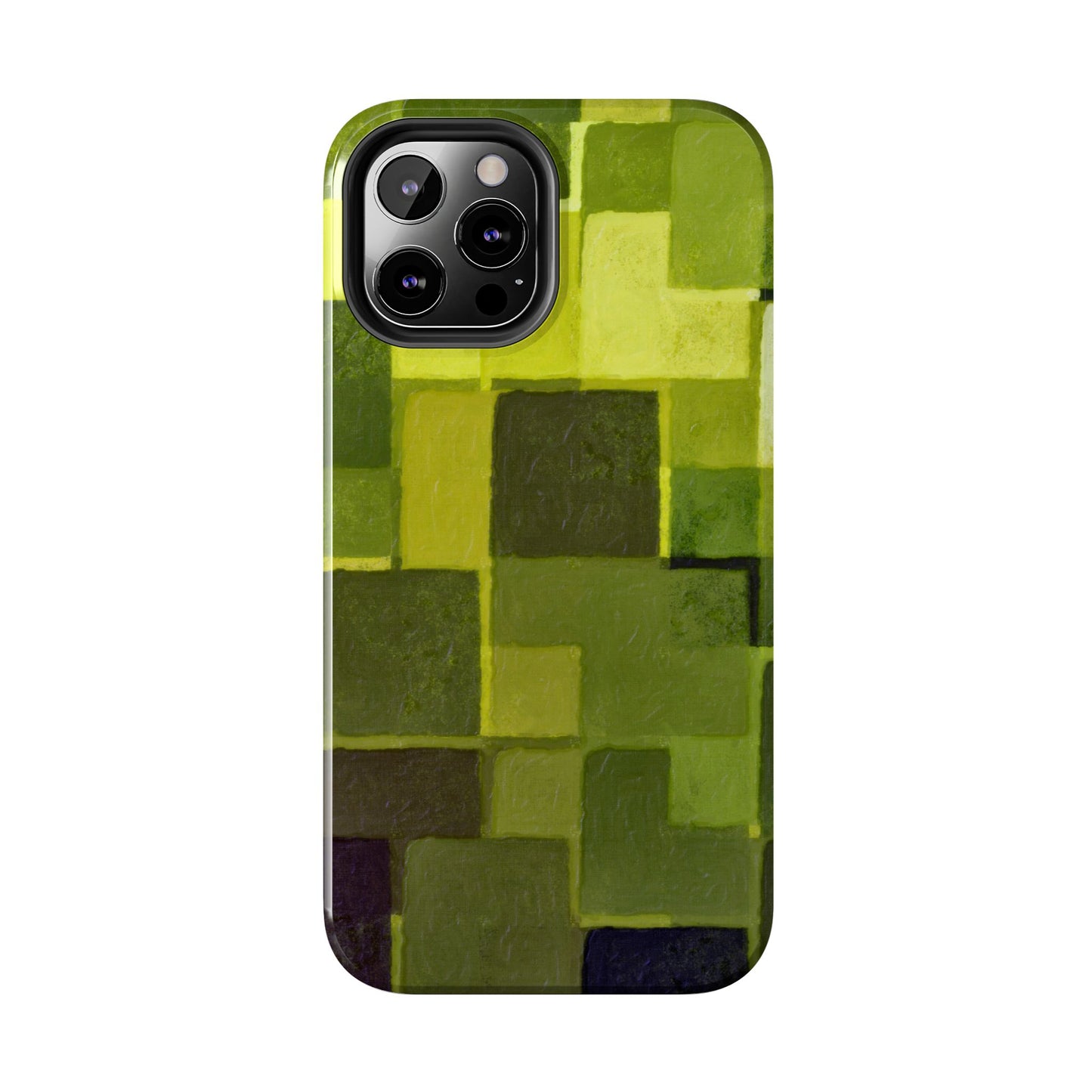 Chartreuse Patchwork Phone Case