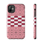 Geometric Kimono Tough Phone Case (Apple & Android) - Pink Sweetheart