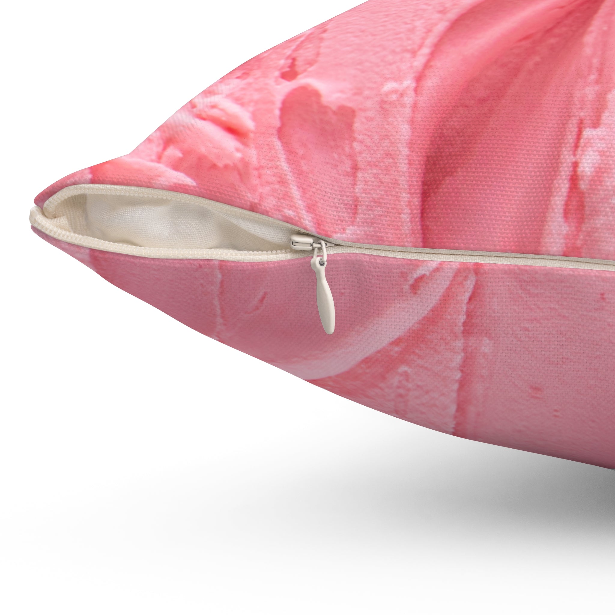 Pretty Pink Frosting Square Pillow