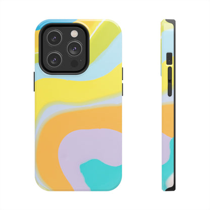 Colorful Pastel Marble Pattern Phone Case