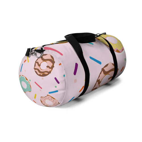 Bakers Dozen of Donuts Duffel Bag - Pink Sweetheart