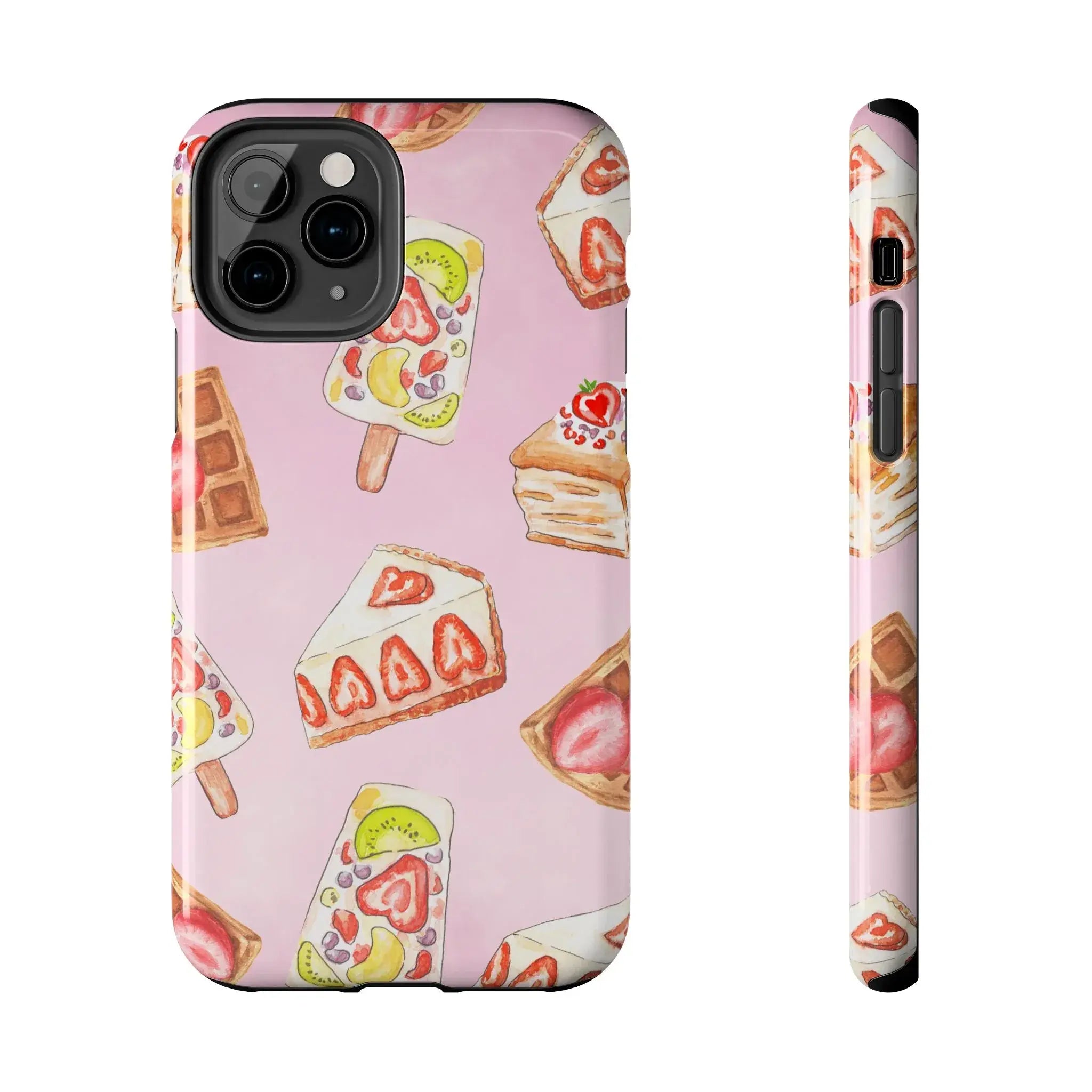 Tasty Pastry Treats Phone Case (Apple & Android) - Pink Sweetheart