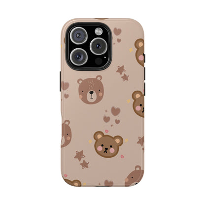 Boho Brown Bear Phone Case