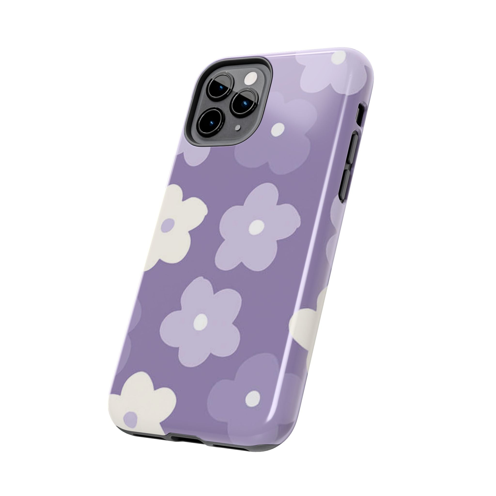 Pastel Purple Flowers Phone Case (Apple & Android)