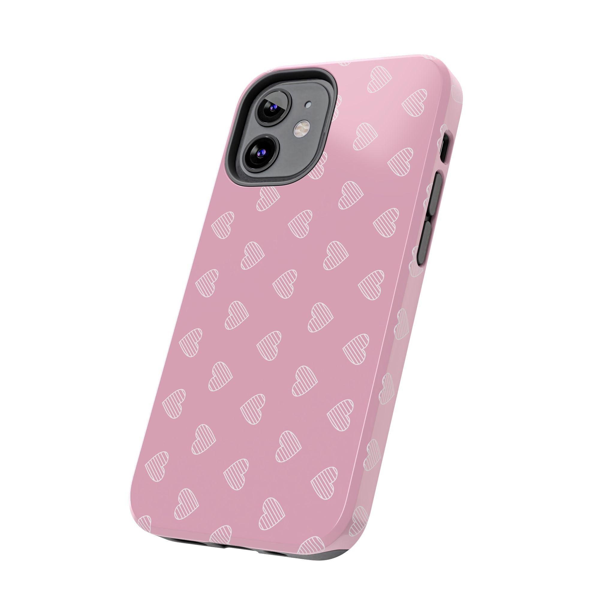 Infinite Pink Hearts Phone Case (Apple & Android)