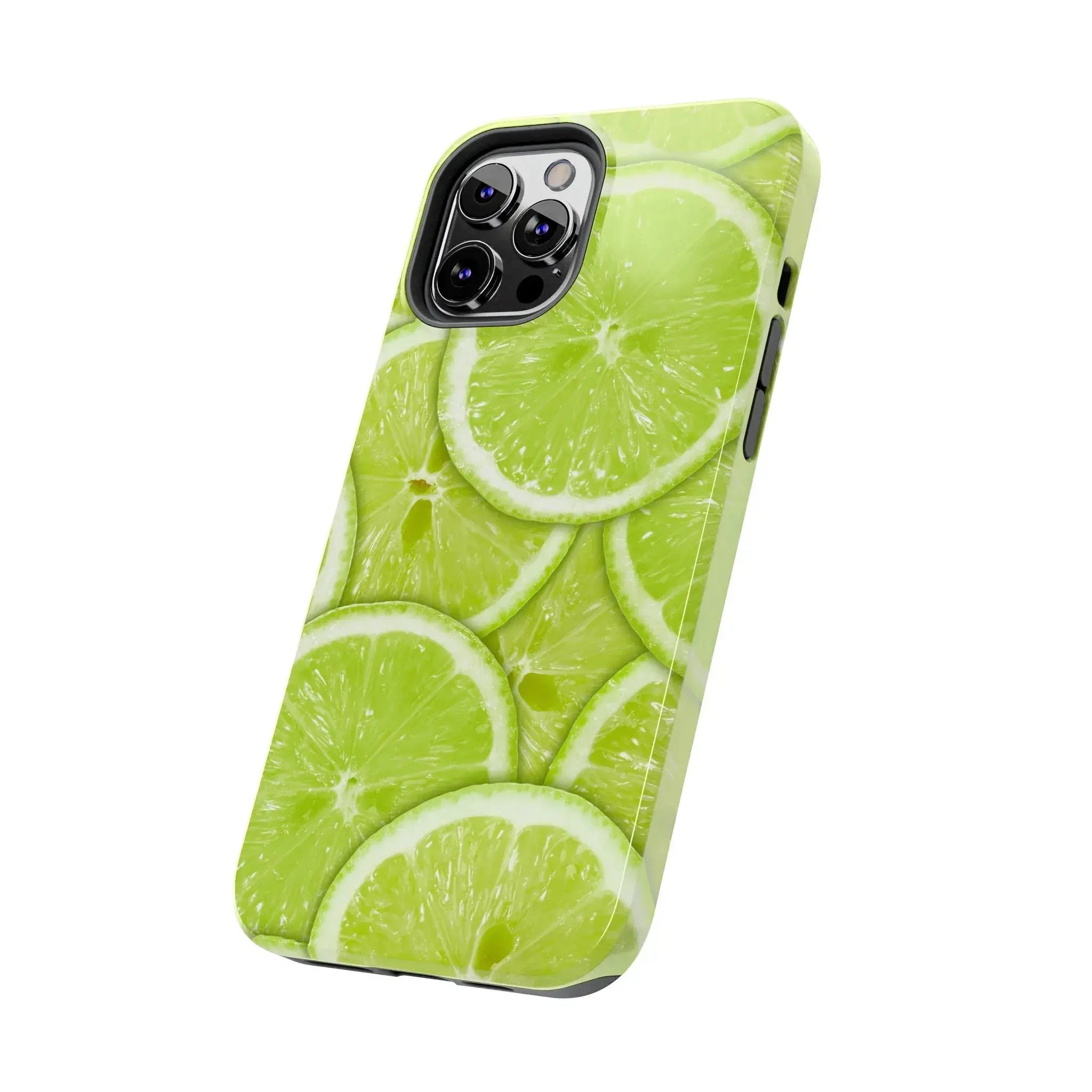 Green Citrus Lime Phone Case (Apple & Android) - Pink Sweetheart