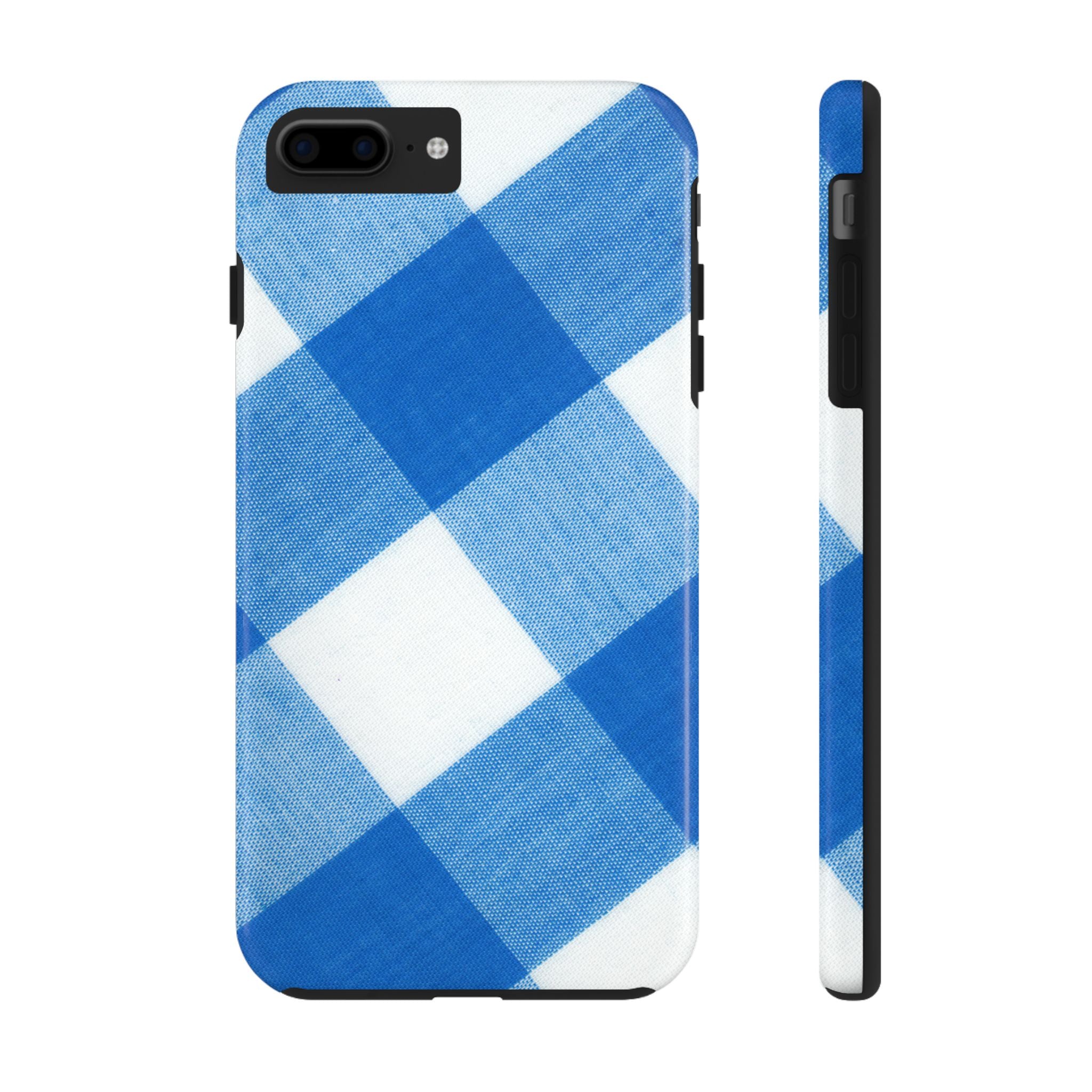 Classic Blue Gingham Phone Case (Apple & Android)