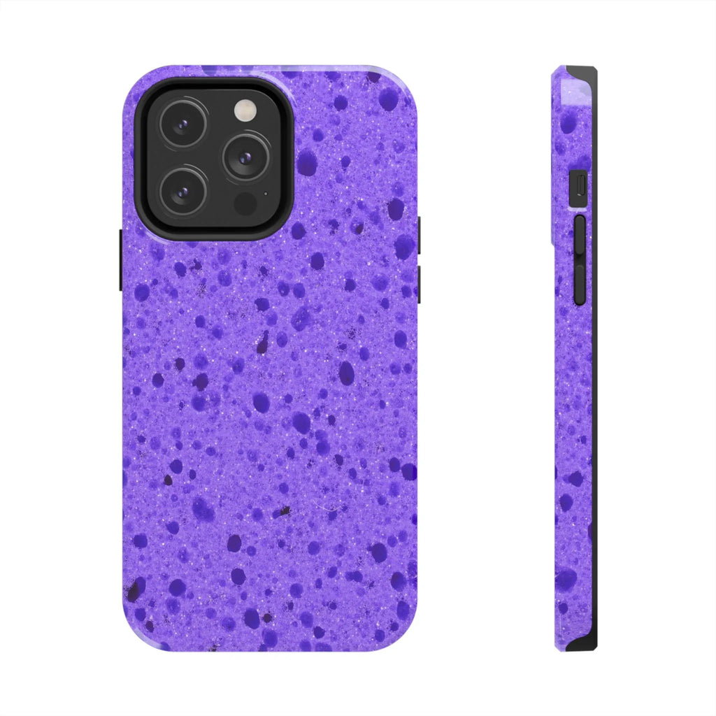 Purple Sponge Phone Case (Apple & Android) - Pink Sweetheart