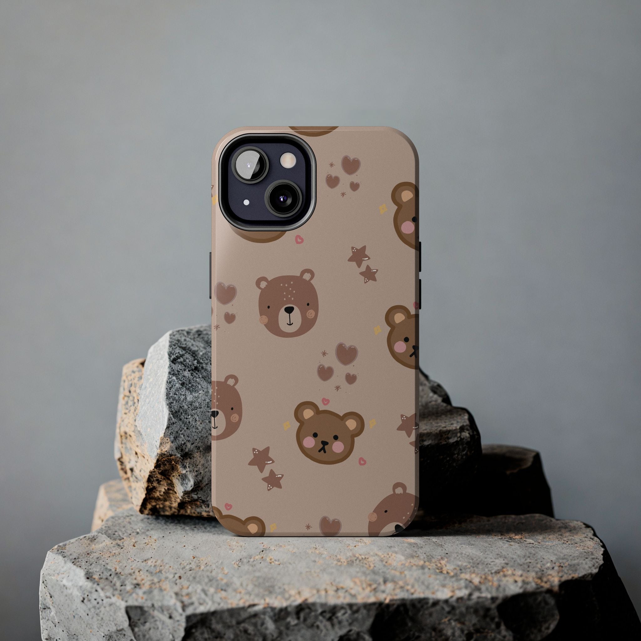 Boho Brown Bear Phone Case (Apple & Android)