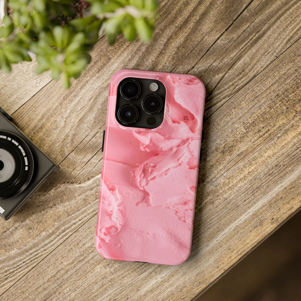 Yummy Pink Frosting Phone Case (Apple & Android) - Pink Sweetheart