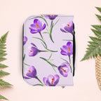 Purple Crocus Flowers Book Cover