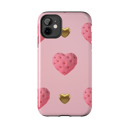 Heart of Gold Pink Phone Case