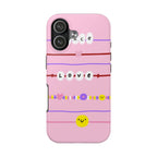 Bestie Bracelets Phone Case (Apple & Android) - Pink Sweetheart